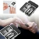 thumbnail image 1 of Juego de tijeras para uñas, uso doméstico, acero inoxidable, cuchara para orejas, alicates para uñas, pedicura especial, 1 of 7