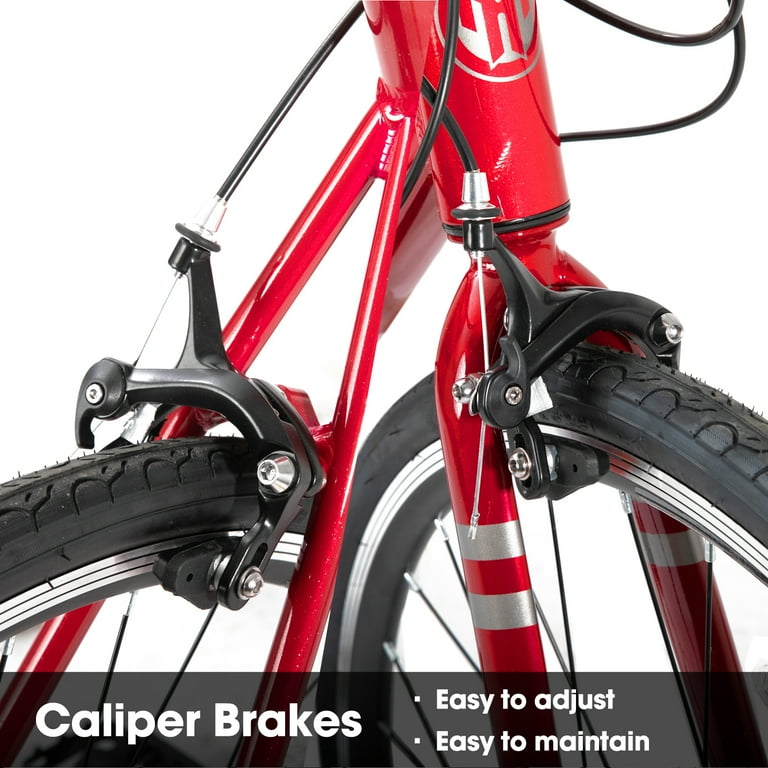 Hiland Aluminum Road Bike,Shimano 14 Speeds, 53/57cm Frame, Racing