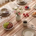 thumbnail image 4 of Sm:)e Wheat Ear Caramel Farmhouse Woven Table Runner 12x72 Inch, Seasonal Holiday Rustic Kitchen Dining Table Decoration for Home Party Decor, 4 of 8