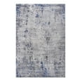thumbnail image 2 of 2x3 Loom & Area Rug, Silver/blue/abstract, Non-shedding Stain , Blends Gracefully With Living Room, Bedroom, Dining, Home Office Silver/blue/abstract Decoration, Non-shedding, Good For, 2 of 2