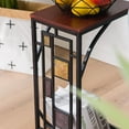 thumbnail image 1 of GoDecor Coffee Tray Side Sofa Table Couch Room Console Stand End TV Lap Snack Drink, 1 of 7