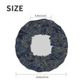 thumbnail image 5 of KLL Golden Peonies Pattern Shower Cap & Bath Cap for Women,Reversible Oversized Waterproof Shower Caps for all Hair Lengths,Elastic Reusable Bathing Hair Cap, 5 of 7