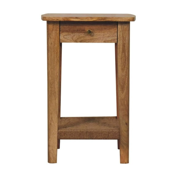 Lesuto Rope End Table - Modern Style, Wood