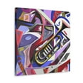 thumbnail image 2 of Trombone in Abstract. - Canvas, 2 of 10
