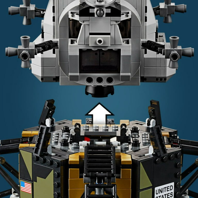 Tilladelse etc Helligdom LEGO Creator Expert NASA Apollo 11 Lunar Lander 10266 Model Building Kit  for Adults, Astronaut Mini Figures, Lunar Lander Replica, NASA Collectible  For Home Office Décor, Gift Idea for Space Lovers - Walmart.com