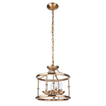 53754-SB-Craftmade Lighting-Marlowe - Four Light Convertible Semi-Flush Mount - 14 inches wide by 14.75 inches high-Satin Brass Finish