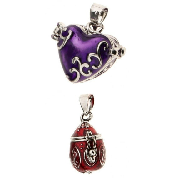 102 Pcs Vintage Openable Heart And bottle form Pendants for
