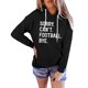 thumbnail image 1 of Gibobby Sudadera de mujer, Sudadera de manga larga casual con estampado de corazón y bolsillo para mujer(Negro,G), 1 of 5