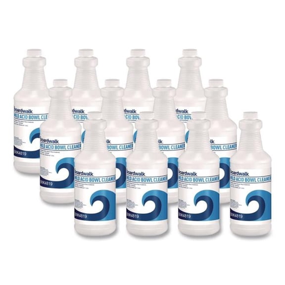 Boardwalk BWK4819 Bowl Cleaner, Citrus Scent, 32 oz Bottle - 12 Count