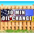 thumbnail image 1 of 10 Min Oil Change 13 oz Vinyl Banner With Metal Grommets, 1 of 4
