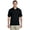 BLACK, variant on Mens 5.6 oz. DryBlend 50/50 Jersey Polo 2 Pack