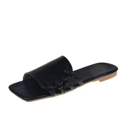 

Youmylove Summer Thick Heel Fashion Casual Go Out Flip Flop Women Slide Slippers Leisure Comfort Cozy Daily Walking