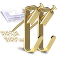 thumbnail image 1 of Perchas para cuadros Ganchos para cuadros para colgar cuadros Ganchos para marcos de 30 libras Perchas para cuadros Kit de perchas de hardware resistente 50 piezas Perchas de madera para pintura de pa, 1 of 5