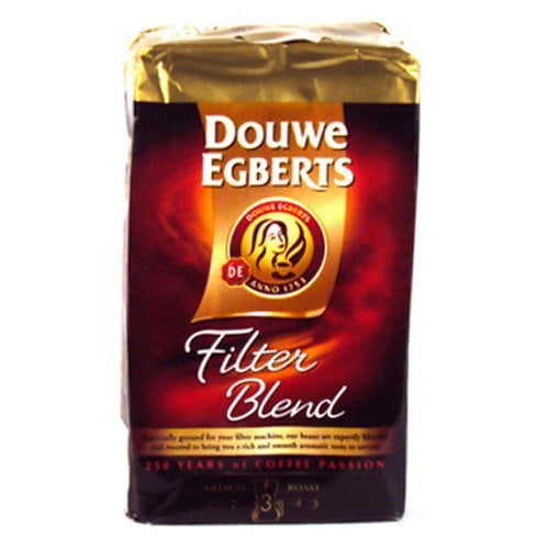 Douwe Egberts Filter Blend Ground Coffee, Medium Roast, 8.8Ounce (Pack