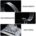 thumbnail image 6 of MEIBUTYUP 8Pcs Transparent C-Shaped Watch Display Stands for Wristwatch Showcase with Base for Home and Store Use, 6 of 8