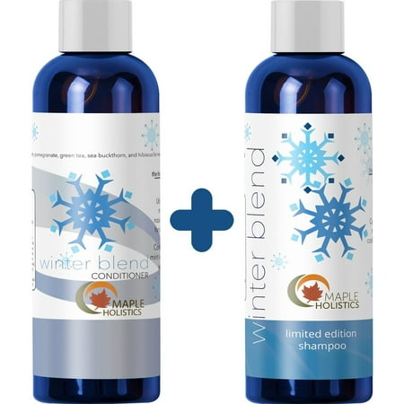 Essential Damage Care - Maple Holistics Winter Blend Shampoo & Conditioner, Healthy Hair Growth, Natural Hair Care Product, Set