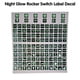 thumbnail image 4 of 2Pcs Night Glow Toggle Switch Label Sticker Circuit Panel Marine Car Boat Sticker, 4 of 5