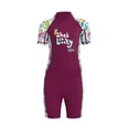 thumbnail image 1 of Neoprene + -Piece Swimsuit Toddlers Zipper Surfing Solid Short ,, 1 of 8
