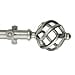 thumbnail image 3 of Modern Twist Curtain Rod and Hardware Set Size: 28" - 48" W, Finish: Satin Nickel, 3 of 3