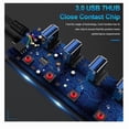 thumbnail image 3 of Divisor USB 3.0 a 4 puertos USB 3.0 con ventanas indicadoras LED, 3 of 8