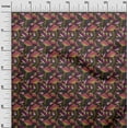 thumbnail image 3 of oneOone Polyester Spandex Gray Fabric Mushroom Fabric For Sewing Printed Craft Fabric By The Yard 56 Inch Wide, 3 of 5