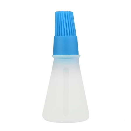 

Huaai Oil Bottle Silicone Baking Cake Butter Bread Pastry Liquid Oil Pen Tube Brush Bbq Tool New Blue