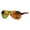 black orange, variant on Xloop Mens Luxury Comfort Rubberized Arm Sport Aviator Sunglasses Silver Smoke