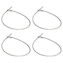 4 Pcs Grilling Skewers for Kabobs Barbeque Flexible Barbecue Meat Reusable Sticks Roasting Portable Stainless Steel