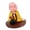 Yellow, variant on Solar Power Nodding Monk Car Dashboard Ornament Ceramic