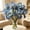 E, variant on HAJAGP Artificial Bearded Iris Flower A EVA Touch Realistic Feel Oil Painting Style Fake Flowers For Home Living Room Wedding Spring Decor "Soft EVA Touch & Oil-Painting Colors"