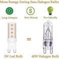 thumbnail image 4 of Dimmable G9 LED Light Bulb | 3W Bi-Pin Base | 220V | 2700K Warm White | 6 Pack, 4 of 5