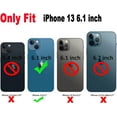 thumbnail image 3 of iPhone 13 Case Curly Wavy Grip Design Plated Love Heart Luxury Phone Case Full Camera Lens Protection Fun Cute Side Small Pattern Electroplate Slim S, 3 of 15