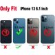 thumbnail image 3 of Qokey - Funda para iPhone 13 de 6,1 pulgadas, diseño de estrellas rizadas con purpurina transparente, protección total, suave TPU a prueba de golpes, para mujeres y niñas, color rosa, 3 of 8