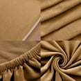 thumbnail image 6 of Stretch Sofa Cushion Covers Elastic Slipcovers for Chairs and Stools Yellow Washable Seat Protectors Full Elastic Design Nylon Spandex Fabric Dining Chair Covers for Home Restaurant, 6 of 7