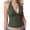 Army Green, variant on EMMIOL Women's Halter Deep V Neck Backless Crop Tank Top Y2k Coquette Summer Top