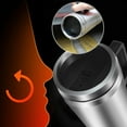thumbnail image 3 of Stainless Steel Car Electric Kettle Heating Cup 300ml Silver 12V, 3 of 9