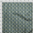 thumbnail image 4 of oneOone Polyester Spandex Dark Teal Blue Fabric Abstracts Sewing Craft Projects Fabric Prints By Yard 56 Inch Wide, 4 of 5