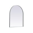 thumbnail image 5 of Elegant Decor Metal Frame Arch Mirror 30x36 Inch in Silver, 5 of 10