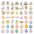 thumbnail image 2 of Xloro Easter Stickers Set Cute Bunny Egg and Flower Stickers for Party Decorations Ideal for Cards Journals Envelopes and Craft Projects (1Pack 50Pcs), 2 of 4