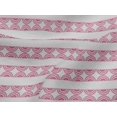 thumbnail image 4 of oneOone Viscose Jersey Dark Pink Fabric Geometric Block Craft Projects Decor Fabric Printed By The Yard 60 Inch Wide, 4 of 5