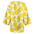 thumbnail image 4 of Nouveaux Hauts pour Femmes 2023 Mode Col Rond Grande Taille T-Shirt à Manches Longues Blouse Imprimée Automne Chandail en Molleton à Manches Longues pour Femmes, 4 of 5