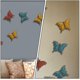 thumbnail image 2 of Arte de pared de mariposa de metal, decoración de pared de mariposa rústica de hierro 3d, escultura de pared inspirada, decoración colgante de mariposa para el patio del jardín del hogar. Afortunado Sencillez, 2 of 5