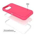 thumbnail image 3 of For Apple iPhone 11 Pro Max Slim Defender Shockproof Hybrid Case Cover Pink/White, 3 of 5