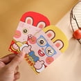 thumbnail image 3 of Lubelski Festive Built-in Socket Red Envelopes, Square, 9cm x 9cm, Red, 12 Count, 3 of 7