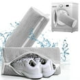 thumbnail image 6 of Shoe Washing Bag for Washing Machine, Shoe Laundry Bags with Invisible Side Zipper, 360°All Around Cleaning,Gray, 6 of 6