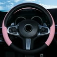 thumbnail image 1 of Universal Non slip D-shaped Round Breathable Car Steering Wheel Cover Lot U5, 1 of 1