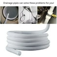 thumbnail image 5 of Multipurpose Condensate Hose Extension Heavy Duty Rubber Pipe Reinforced Water Outlet Pipe for Home & Office Use, 5 of 8