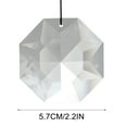 thumbnail image 2 of YOHAVEN 60mm Hanging Crystal Suncatcher Window Decoration, Prism Sun Catcher for Home Office Garden Car Wedding Party Bright Colorful Decor, 2 of 3