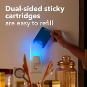 Raid Essentials Flying Insect Light Trap Starter Kit, Electric Flying Insect Trap & Refill