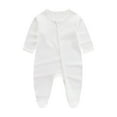 thumbnail image 2 of Yoyauz Baby Jumpsuit Cute Cartoon Foot Jumpsuit Organic Cotton Jumpsuit Suitable For 0~12m Babies, 2 of 11